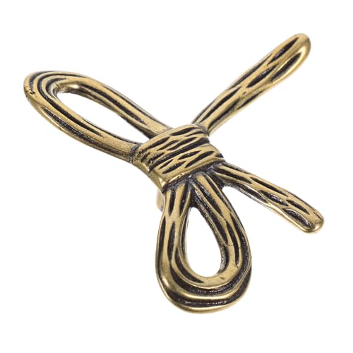WOONEKY Vintage Messing Türgriff mit Elegantem Schleifenmuster Antike Schrank und Kommodenbeschläge Installieren für Küche und Badezimmer Robust und Dekorativ WOONEKY Vintage Messing Türgriff mit Elegantem Schleifenmuster Antike Schrank und Kommodenbeschläge Installieren für Küche und Badezimmer Robust und Dekorativ von WOONEKY