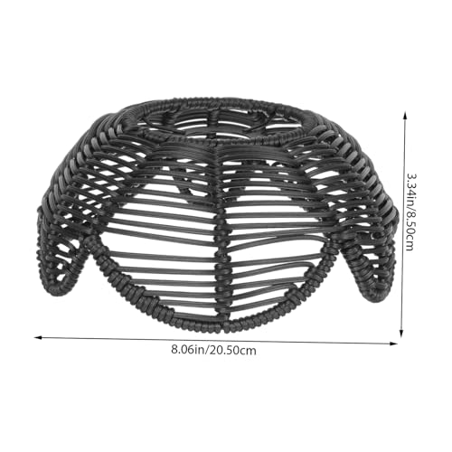 WOONEKY Vintage Rattan Lampenschirm Lotusform Deckenleuchte Abdeckung Retro Geflochten für Hotel Bar Wohnzimmer Restaurant Einfache Montage Leichte Stabile Struktur WOONEKY Vintage Rattan Lampenschirm Lotusform Deckenleuchte Abdeckung Retro Geflochten für Hotel Bar Wohnzimmer Restaurant Einfache Montage Leichte Stabile Struktur von WOONEKY