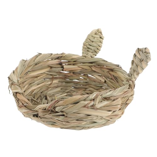 WOONEKY Warmes Stabiles Kleintiernest aus Geflochtenem Stroh für Hamster Kaninchen und Meerschweinchen Beißfestes Gemütliches Versteck zur Zahnpflege Dekoratives Schlafnest WOONEKY Warmes Stabiles Kleintiernest aus Geflochtenem Stroh für Hamster Kaninchen und Meerschweinchen Beißfestes Gemütliches Versteck zur Zahnpflege Dekoratives Schlafnest von WOONEKY