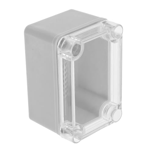 WOONEKY Wasserdichte Aufputz Verteilerdose mit Transparentem Deckel Staubschutz Elektronik Anschlusskasten Kunststoffgehäuse für Außenbereich Einfache Montage Vielseitige Anwendung WOONEKY Wasserdichte Aufputz Verteilerdose mit Transparentem Deckel Staubschutz Elektronik Anschlusskasten Kunststoffgehäuse für Außenbereich Einfache Montage Vielseitige Anwendung von WOONEKY