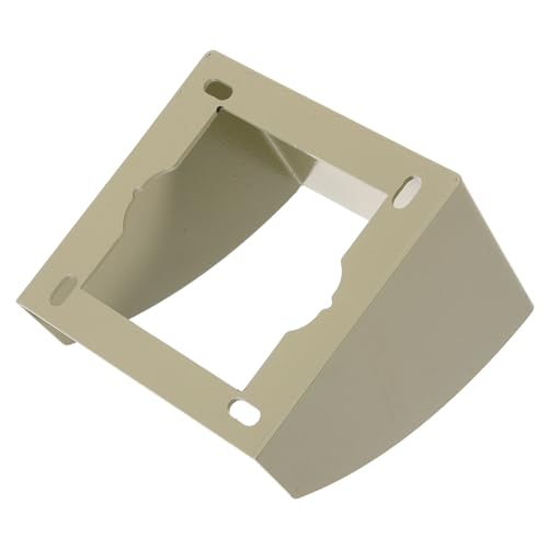 WOONEKY Wasserdichte Außensteckdose Schutzbox aus Robustem Eisen Regenfester Steckdosenschutz für Balkon Bad Küche Einfache Montage Langlebige Elektrobox für Haus und Garten von WOONEKY