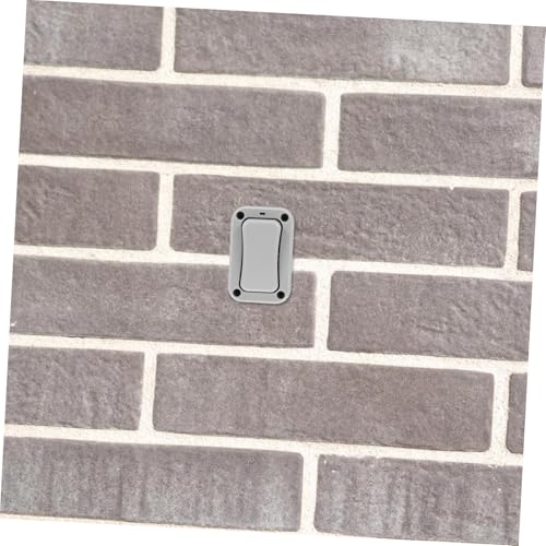 WOONEKY Wasserdichter Außenlichtschalter mit Beleuchtung Wetterfester Momentan taster für Automatischen Toröffner Langlebiger Außenwand schalter in Dunkelgrau Einfache DIY installation WOONEKY Wasserdichter Außenlichtschalter mit Beleuchtung Wetterfester Momentan taster für Automatischen Toröffner Langlebiger Außenwand schalter in Dunkelgrau Einfache DIY installation von WOONEKY