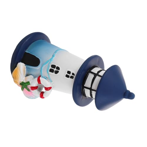 WOONEKY Wasserdichter Ersatz Leuchtturm-lampenschirm aus Resin Robustes Garten-deko-accessoire für Außenbeleuchtung Geeignet für Garten Terrasse und Küstenhaus Einfache Installation von WOONEKY