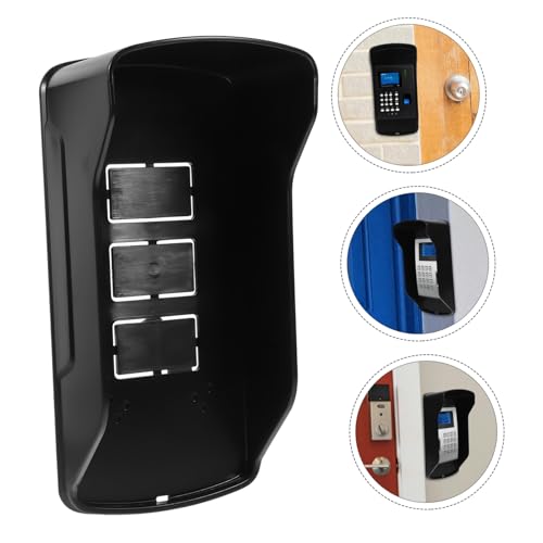 WOONEKY Wasserdichter Türgong Regenschutz aus Robustem Kunststoff Schutzhaube für Türsprechanlage und Zutrittskontrolle Wetterfester Abdeckschutz für Außenbereich Langlebig und von WOONEKY