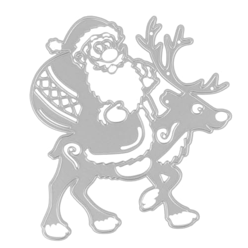 WOONEKY Weihnachtliche Stanzschablone Santa Claus aus Carbonstahl Präzise Schneideform mit Glatten Kanten für DIY Scrapbooking Kartenherstellung und Festliche Bastelprojekte WOONEKY Weihnachtliche Stanzschablone Santa Claus aus Carbonstahl Präzise Schneideform mit Glatten Kanten für DIY Scrapbooking Kartenherstellung und Festliche Bastelprojekte von WOONEKY