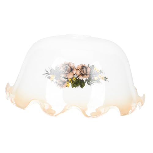 WOONEKY Weißer Glas Lampenschirm Vintage Stil Robust Schutz Tischlampe Wandleuchte Ersatzschirm für Schlafzimmer Wohnzimmer Hotel Nutzung WOONEKY Weißer Glas Lampenschirm Vintage Stil Robust Schutz Tischlampe Wandleuchte Ersatzschirm für Schlafzimmer Wohnzimmer Hotel Nutzung von WOONEKY