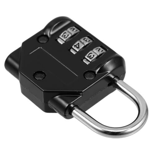 WOONEKY Zahlenkombinations vorhängeschloss Kleines Robustes Travel Padlock Einstellbare Kombination für Koffer Rucksack und Gepäck Einfache Bedienung ohne Schlüssel WOONEKY Zahlenkombinations vorhängeschloss Kleines Robustes Travel Padlock Einstellbare Kombination für Koffer Rucksack und Gepäck Einfache Bedienung ohne Schlüssel von WOONEKY