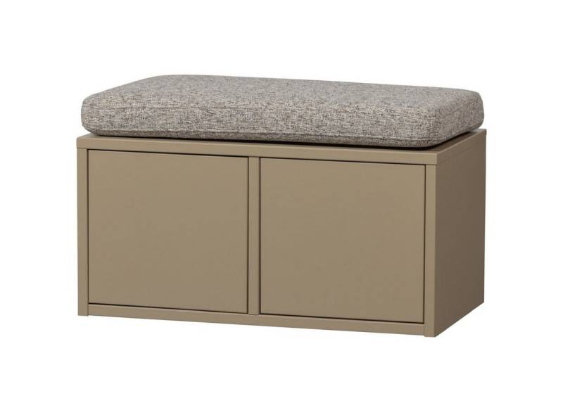 WOOOD Bank Turner aus Kiefernholz mit Kissen, 80 cm von WOOOD