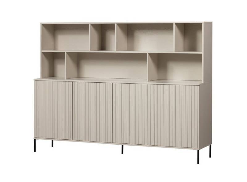 WOOOD Buffet Gravure aus Kiefernholz, Dust Push-to-Open-System WOOOD Buffet Gravure aus Kiefernholz, Dust Push-to-Open-System von WOOOD