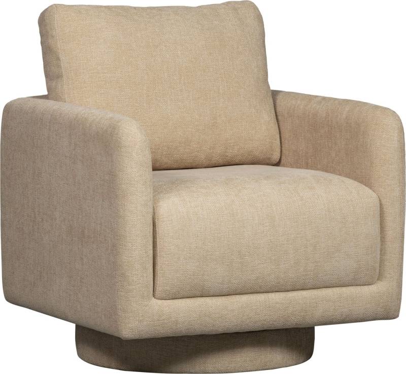 WOOOD Drehsessel Oscar, mit weichem Chenille-Bezug, Breite 78 cm von WOOOD