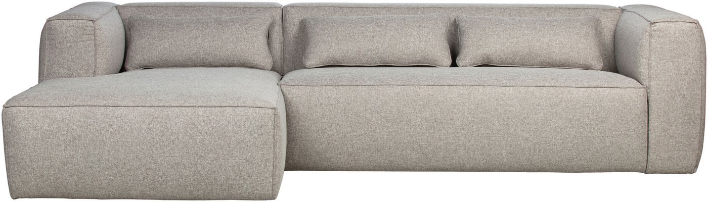 WOOOD Ecksofa Bean Links Incl. Kissens Light Grey von WOOOD