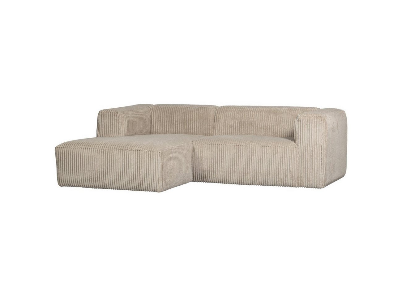 WOOOD Ecksofa Chaiselongue Bean mit Cordbezug, Links von WOOOD