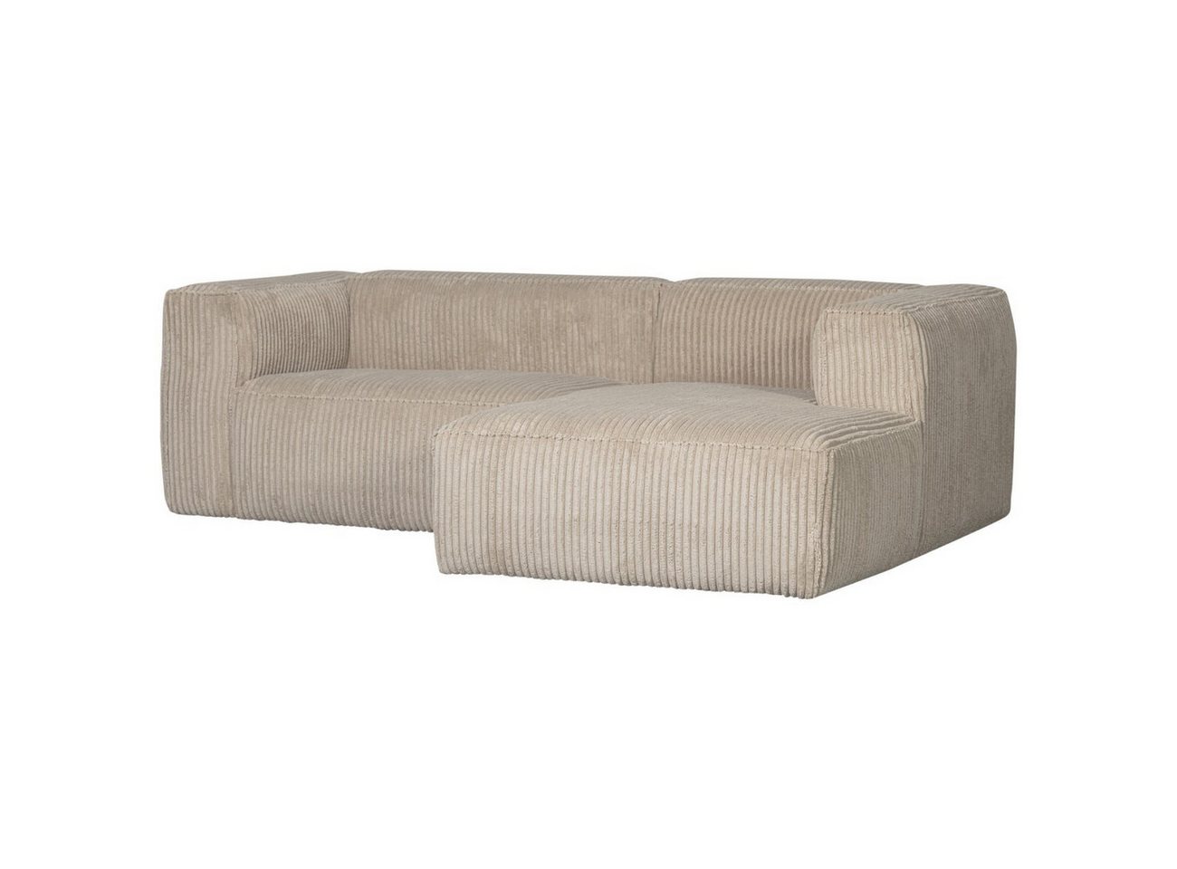 WOOOD Ecksofa Chaiselongue Bean mit Cordbezug, Rechts von WOOOD