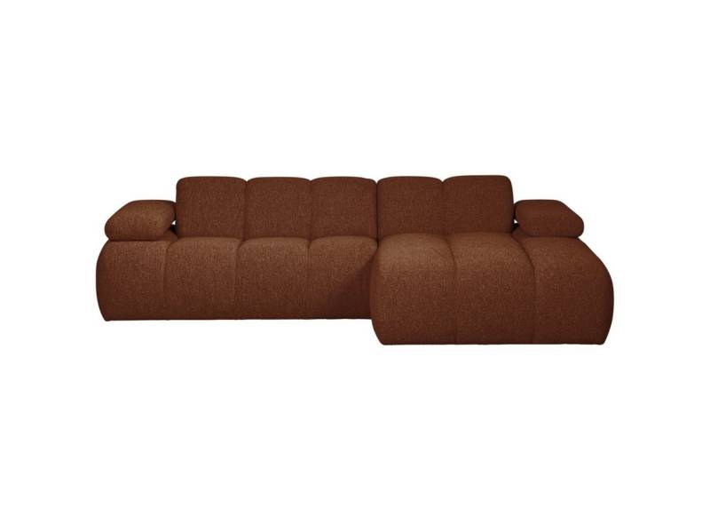 WOOOD Ecksofa Chaiselongue Mojo aus Boucle-Stoff Rechts, Rostbraun WOOOD Ecksofa Chaiselongue Mojo aus Boucle-Stoff Rechts, Rostbraun von WOOOD