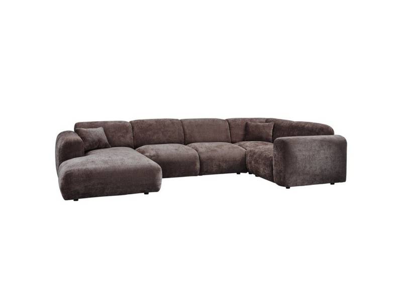 WOOOD Ecksofa Cloud aus Chenille-Stoff Rechts von WOOOD