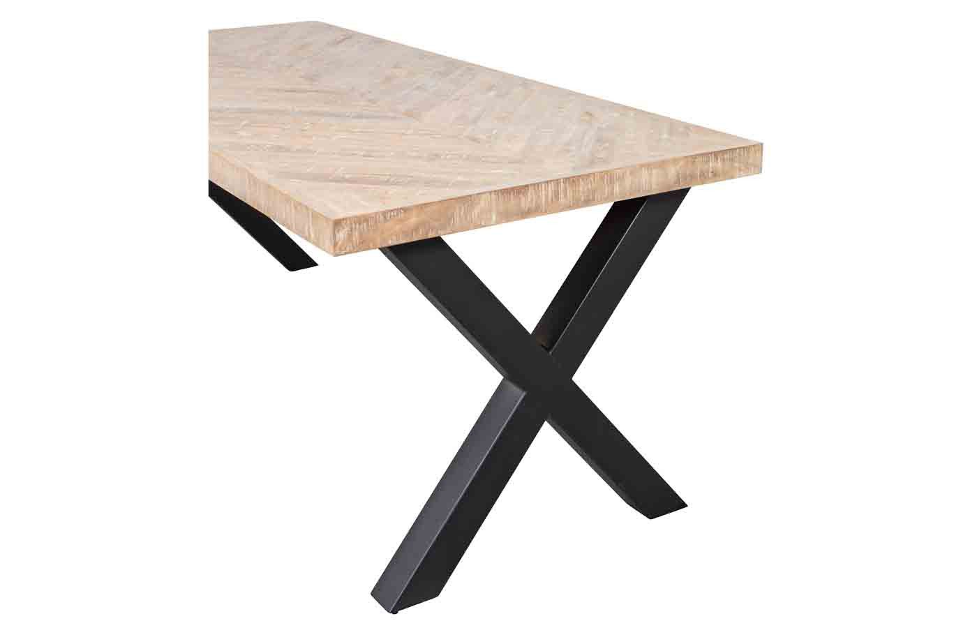WOOOD Esstisch Tablo Mango Gräte mit ALK-Gestell, 200 cm, Geeignet für 6-8 Personen WOOOD Esstisch Tablo Mango Gräte mit ALK-Gestell, 200 cm, Geeignet für 6-8 Personen von WOOOD