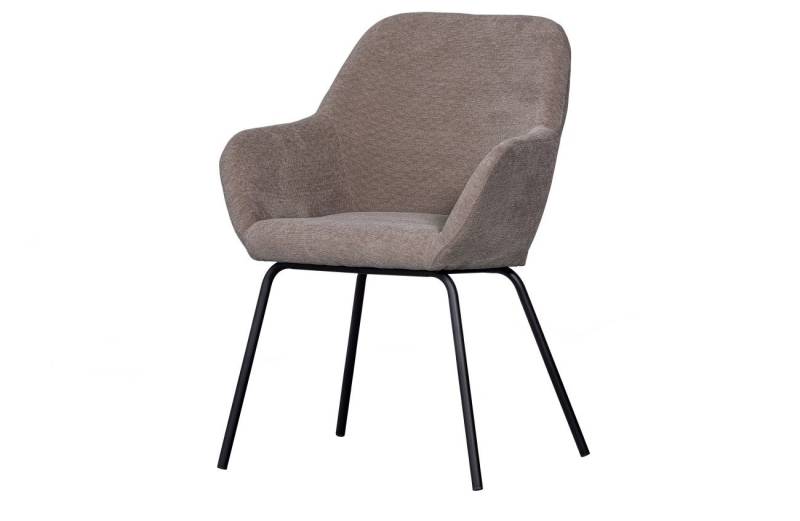 WOOOD Esszimmerstuhl Esszimmerstuhl Vos aus Chenille-Gewebe von WOOOD