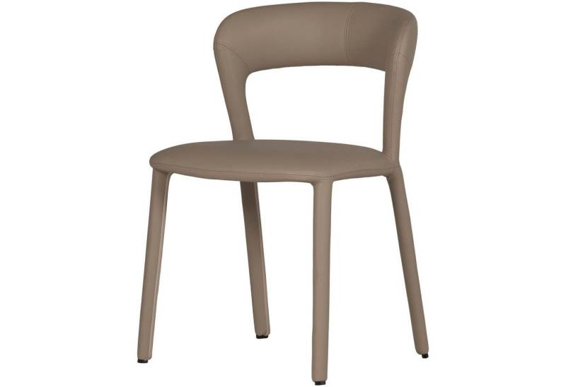 WOOOD Esszimmerstuhl Retro Lederstuhl Noble Komplettbezug Kunstleder von WOOOD