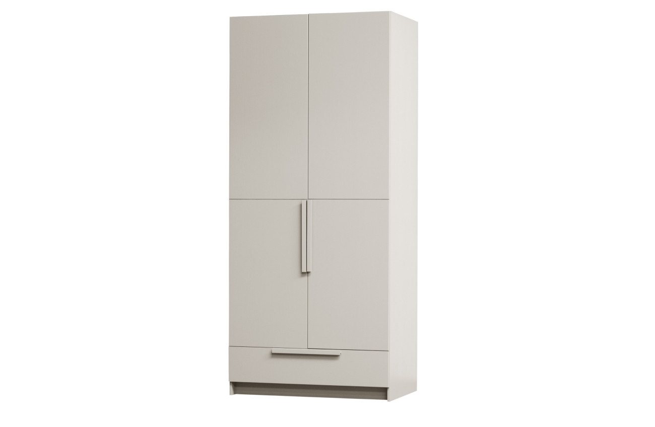 WOOOD Kleiderschrank Split aus Kiefernholz Hellgrau 95 cm WOOOD Kleiderschrank Split aus Kiefernholz Hellgrau 95 cm von WOOOD