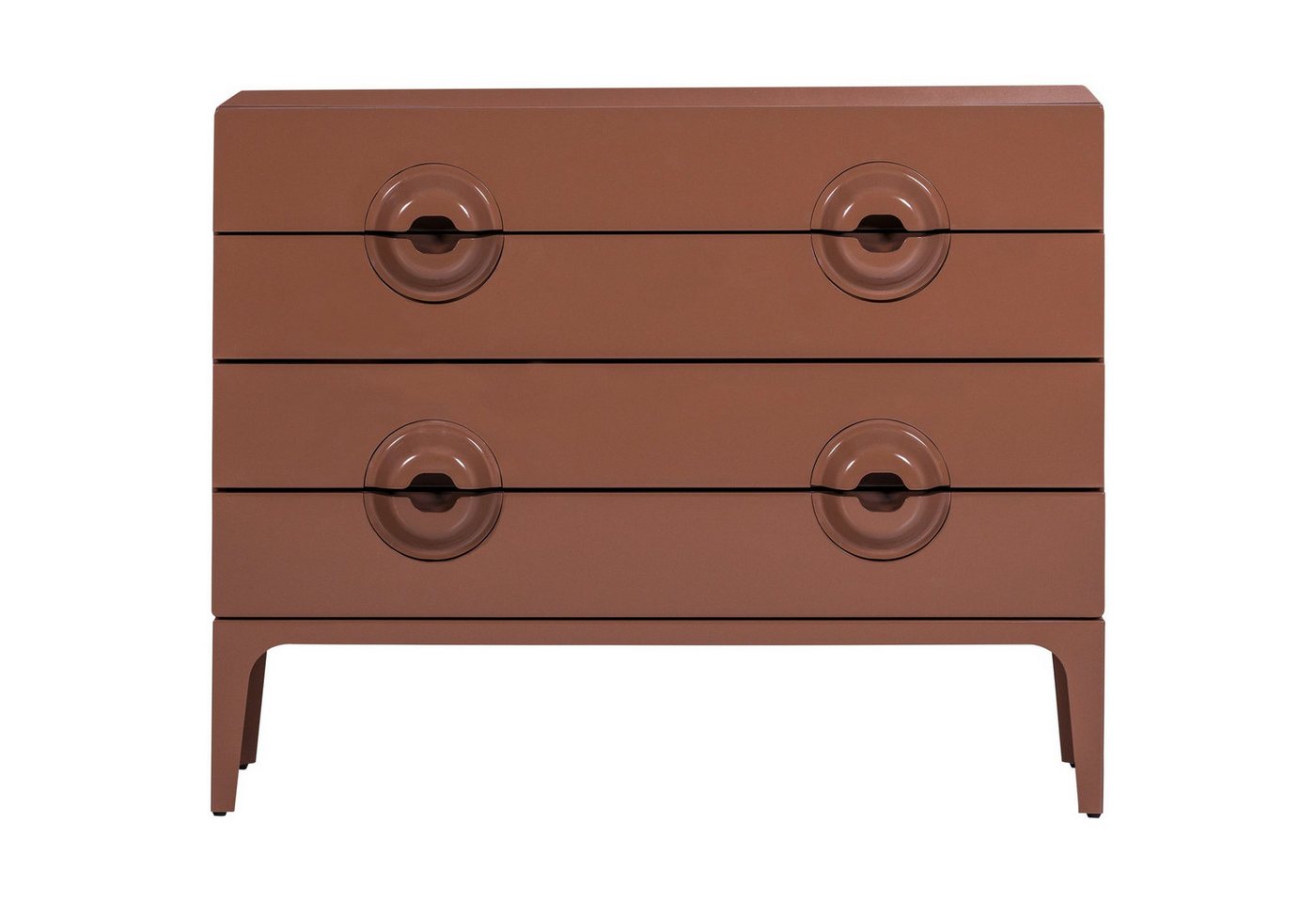 WOOOD Kommode Retro Kommode Schubladenschrank Merge Altrosa von WOOOD