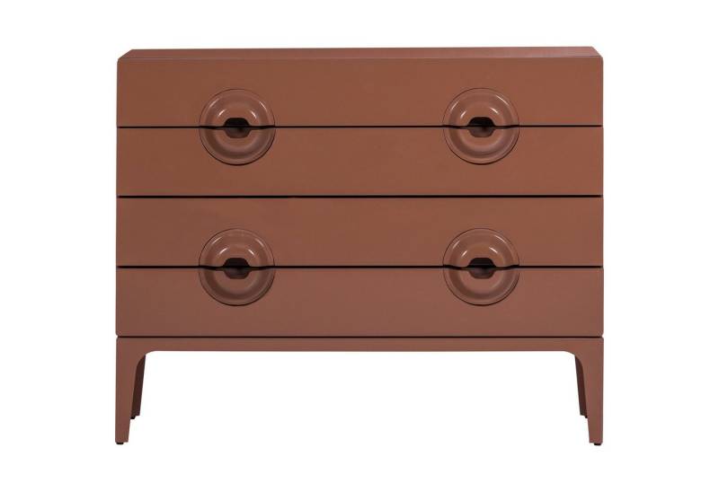 WOOOD Kommode Retro Kommode Schubladenschrank Merge Altrosa von WOOOD