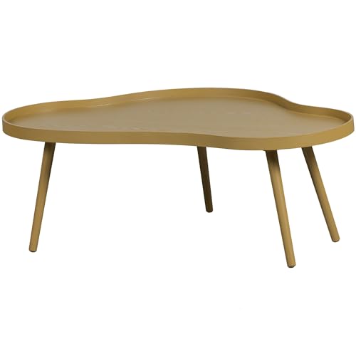 WOOOD Mae Beistelltisch mit Organischen Formen - Kaffeetisch Alpaca-Farbe aus MDF und Kiefer Holz 35x100x58 cm WOOOD Mae Beistelltisch mit Organischen Formen - Kaffeetisch Alpaca-Farbe aus MDF und Kiefer Holz 35x100x58 cm von WOOOD