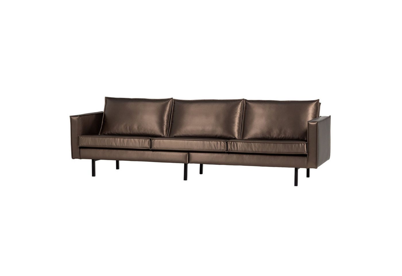 WOOOD Sofa Retro Rodeo 3-Sitzer Metallic Kupfer Braun WOOOD Sofa Retro Rodeo 3-Sitzer Metallic Kupfer Braun von WOOOD