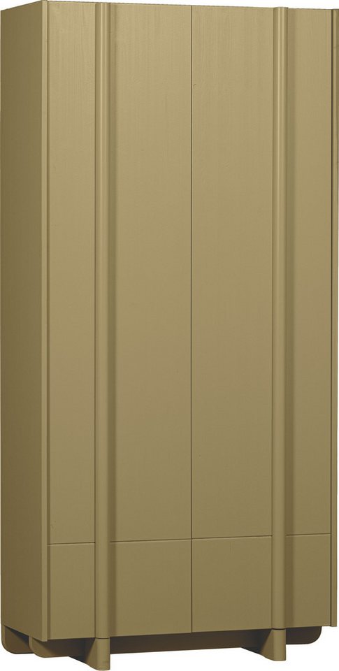 WOOOD Mehrzweckschrank Nook Stauraumschrank, Garderobenschank mit Schublade, H 210 cm x B 101 cm von WOOOD