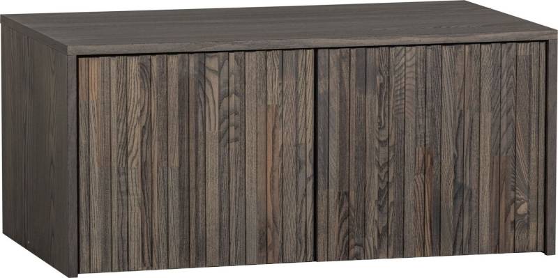 WOOOD Truhenbank New Gravure Bunkbench, mit grafischen Relieftüren auf Rollen, Breite 88 cm von WOOOD