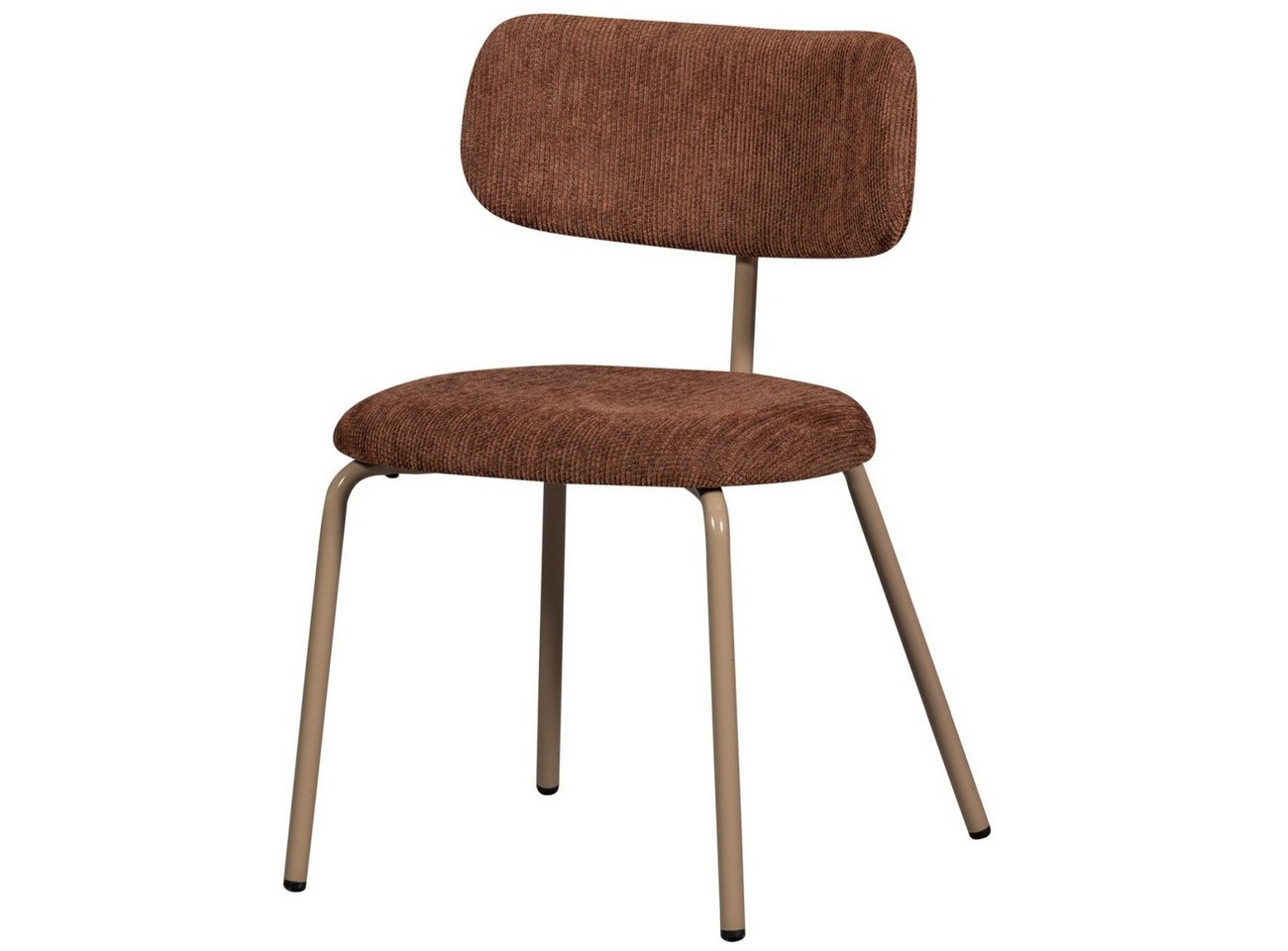 WOOOD Stuhl Travis aus Webstoff, Braun von WOOOD