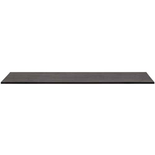 WOOOD Tablo Tischplatte Blacknight 220x90 cm - Esstischplatte aus Eichenholz Schreibtischplatte Bürotischplatte 220x90x2,4 cm von WOOOD