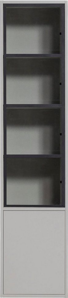 WOOOD Vitrine Basic mit zwei Türen, H 230 cm x B 52,5 cm von WOOOD