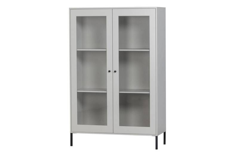 WOOOD Vitrine Vitrine Xam aus Kiefernholz, Grau von WOOOD