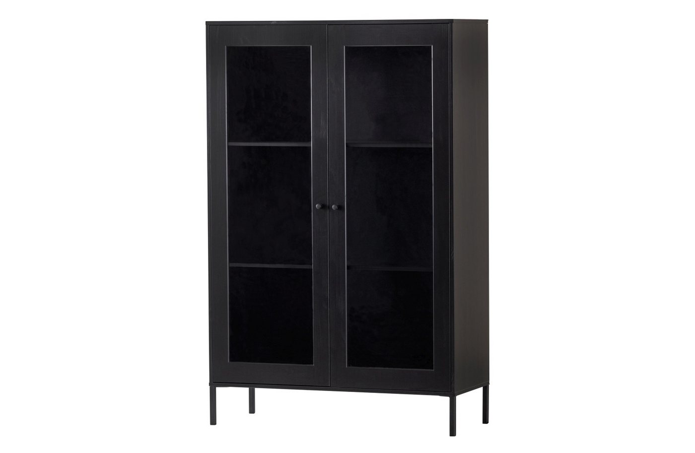 WOOOD Vitrine Xam aus Kiefernholz, Schwarz WOOOD Vitrine Xam aus Kiefernholz, Schwarz von WOOOD