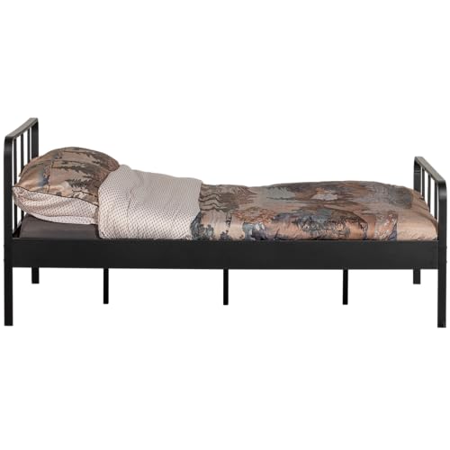 mees bett metall schwarz 120x200cm von WOOOD