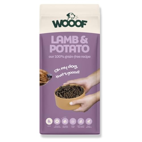 WOOOF Lamm Kartoffel Hundefutter Trockenfutter 14 kg Hypoallergen Getreidefrei Für Haut & Fell Sanfte Verdauung Empfindlicher Magen Ausgewachsene Hunde Vollwertige Ernährung WOOOF Lamm Kartoffel Hundefutter Trockenfutter 14 kg Hypoallergen Getreidefrei Für Haut & Fell Sanfte Verdauung Empfindlicher Magen Ausgewachsene Hunde Vollwertige Ernährung von WOOOF