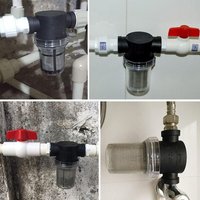 Woosien - 1/2' Wasserpumpenfilter mit 80-Mesh-Edelstahlsieb, Inline-Mesh-Filter für die Gartenbewässerung von WOOSIEN