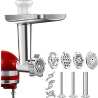 Woosien - 1 Set Fleischwolfaufsatz aus Metall für Küchenmaschinen, Fleischwolfaufsatz im Lieferumfang enthalten von WOOSIEN