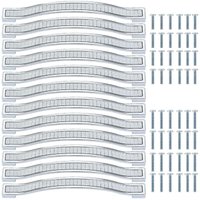 12 Stück glänzende Kristall-Schrankgriffe, Schubladengriffe mit Strasssteinen, Möbeltürgriffe, 160 mm Lochabstand von WOOSIEN