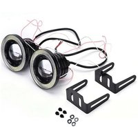 Woosien - 12V 3 Zoll Universal Cob Led Drl Fahrlicht Weiß + Gelb Angel Eyes Nebelscheinwerfer Scheinwerferlampen Rou Woosien - 12V 3 Zoll Universal Cob Led Drl Fahrlicht Weiß + Gelb Angel Eyes Nebelscheinwerfer Scheinwerferlampen Rou von WOOSIEN