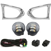 1set Drl Led Nebel Licht + lampenabdeckung + verkabelung + schalter Kit Stoßstange Tagfahrlicht Für 2014-2019, wh von WOOSIEN