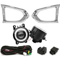 1set Led Angel Eye Drl Nebel Licht + abdeckung + verkabelung + schalter Kit Stoßstange Tagfahrlicht Für 2014-2019 von WOOSIEN