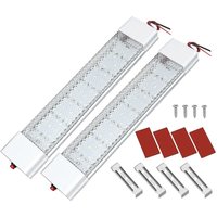 Woosien - 2 stücke 12 v 72 led Auto Innen Licht Bar Auto Led Innen Lichter Rv Decke Dome Lichter Van Lichter für von WOOSIEN