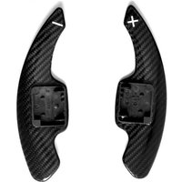 Woosien - 2 stücke Auto Lenkrad Schaltwippe Klinge Auto Styling Geeignet Für Ct4/ct5 Dry Carbon Paddles (weiß von WOOSIEN