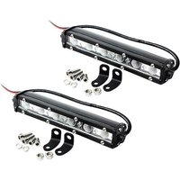 2 x 36 w 7 Zoll LED-Arbeitslichtleiste Spot-Fahrnebelscheinwerfer Off-Road-SUV-LKW 6000 k von WOOSIEN