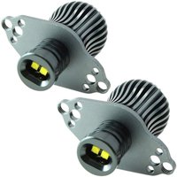 Woosien - 2 x LED-Angel-Eye-Markierungslampen für E90 3er-Serie, 20 w, Xenon-weißes High-LED-Licht von WOOSIEN