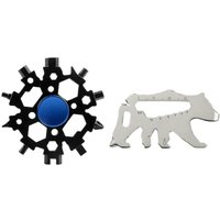 22-in-1-Schneeflocken-Multifunktionswerkzeug mit Multifunktions-Kartenschlüssel, Herrengeschenk e 22-in-1-Schneeflocken-Multifunktionswerkzeug mit Multifunktions-Kartenschlüssel, Herrengeschenk e von WOOSIEN