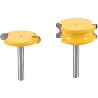 Woosien - 2er-Pack Fräser-Bit-Set mit 8 mm Schaft, Hartmetall-Schaftfräser von WOOSIEN