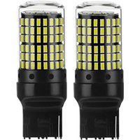 2x Car 3014 144smd Canbus T20 7440 W21w Led Bulbs For Turn Signal Lights Parking Brake Lamp Reversi von WOOSIEN