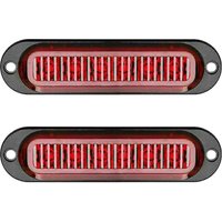 Woosien - 2x Red 24v 12v led Side Marker Clearance Light Lamp Rv Truck Trailer Truck VanAuto & Motorrad: Teile, Auto-Ersatz- & -Reparaturteile, von WOOSIEN